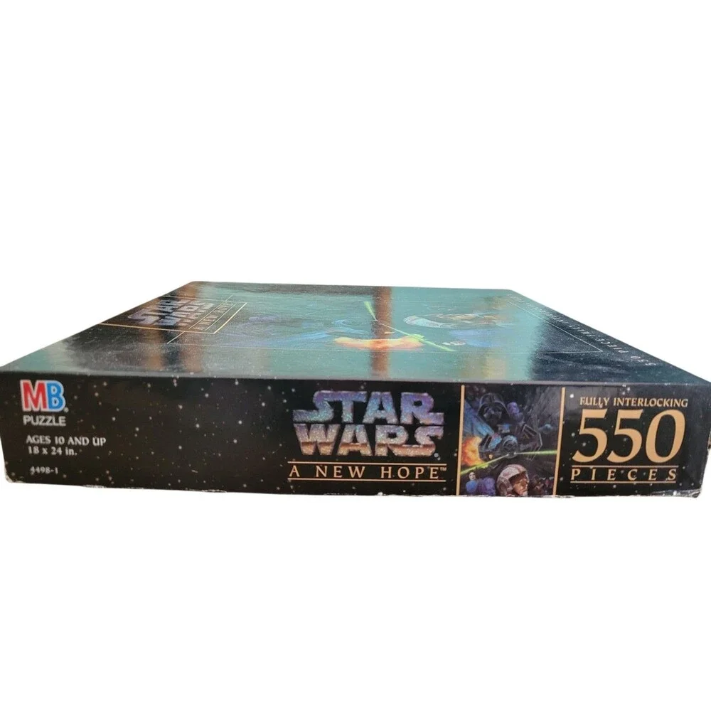 Vintage 1995 Star Wars A New Hope 550 Piece Puzzle Complete Milton Bradley
